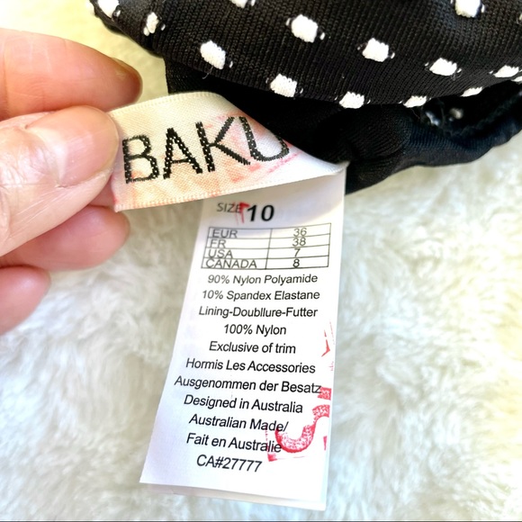 Baku Swim Baku Australia Texture Dot Bikini Set Poshmark